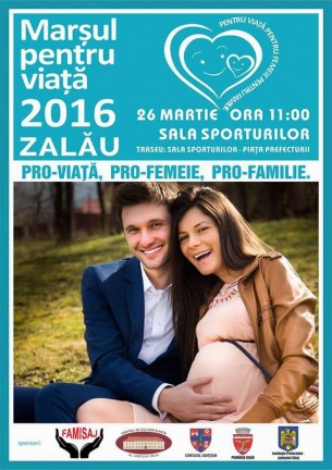 Marșul pentru Viață 2016 va fi marcat la Zalău