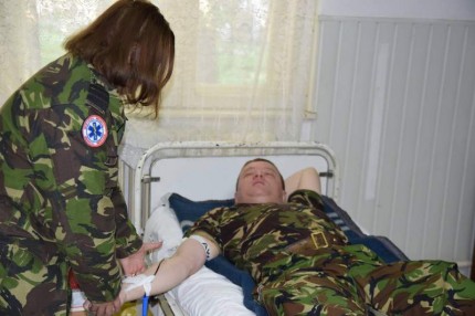 Militarii din Șimleu Silvaniei și-au dat sângele pentru a salva Casa Iuliu Maniu